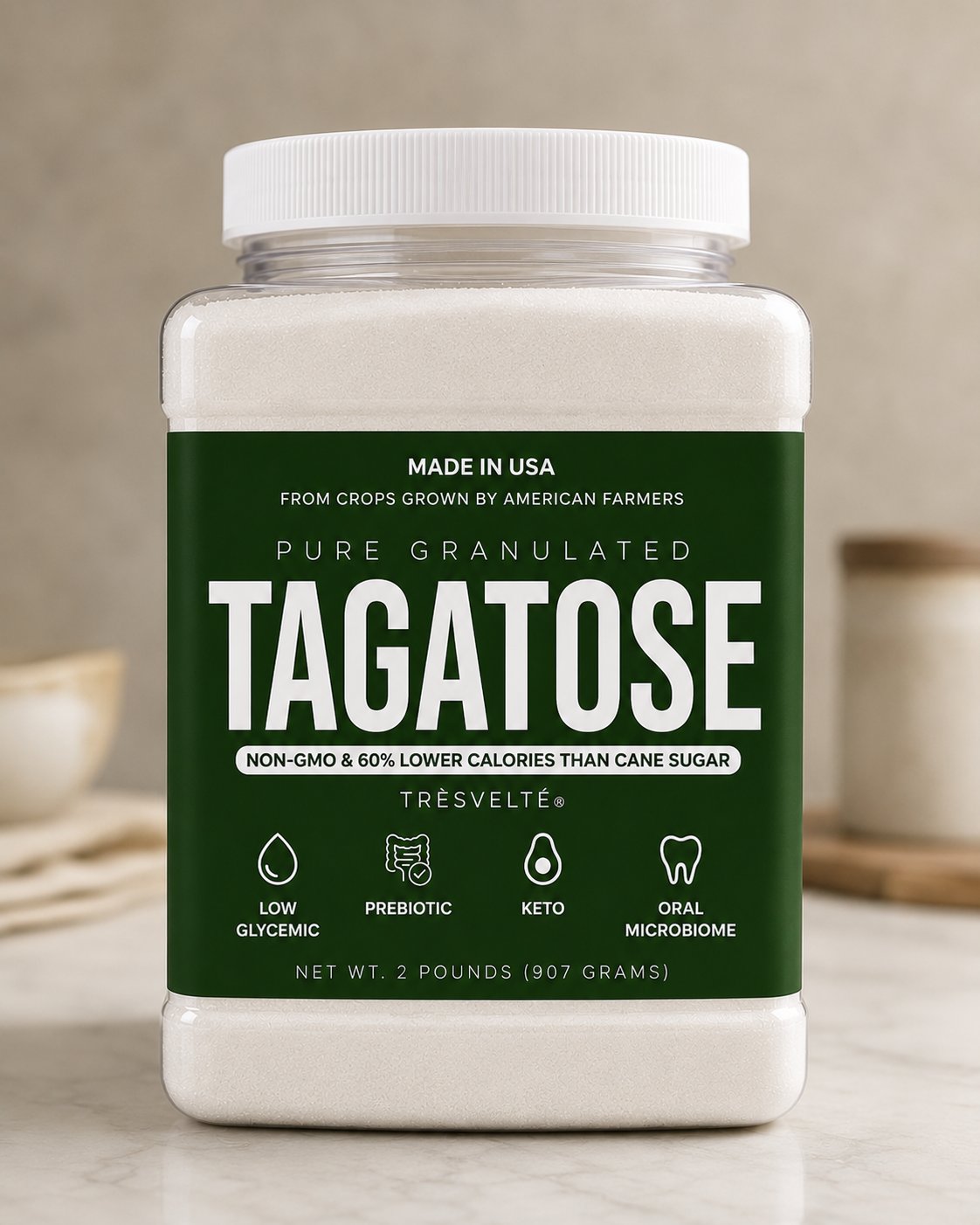 Bonumose Pure Granulated Tagatose jar